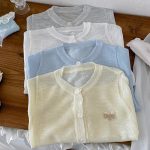 【73-100cm】カーディガン ベビー 無地 通気性拔群 - 画像 (14)