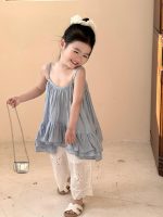 【90-140cm】トップスorパンツ 女の子 キャミソール 透かし - 画像 (9)