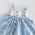 【90-140cm】ワンピース 女の子 透かし キャミソール - 画像 (9)