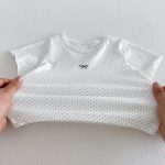 【73-100cm】セットアップ ベビー レース切り替え ドット柄 - 画像 (11)