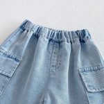 【73-100cm】トップスorショートパンツ ベビー ボーダー柄 カジュアル - 画像 (11)