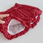 【73-100cm】セットアップ ベビー アップリケ ドット柄 - 画像 (12)