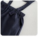 【73-100cm】セットアップ ベビー リボン付き シャツ&オーバーオール - 画像 (12)
