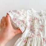 【80-130cm】ワンピース 女の子 花柄 フリル スウィート - 画像 (13)