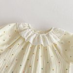 【80-130cm】ルームウェア 女の子 ドット柄 フリル - 画像 (10)