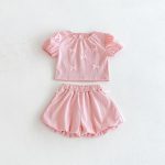 【80-130cm】セットアップ 女の子 リボン付き スウィート - 画像 (12)