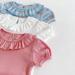 【80-130cm】半袖Ｔシャツ 女の子 折り襟 合わせやすい - 画像 (20)