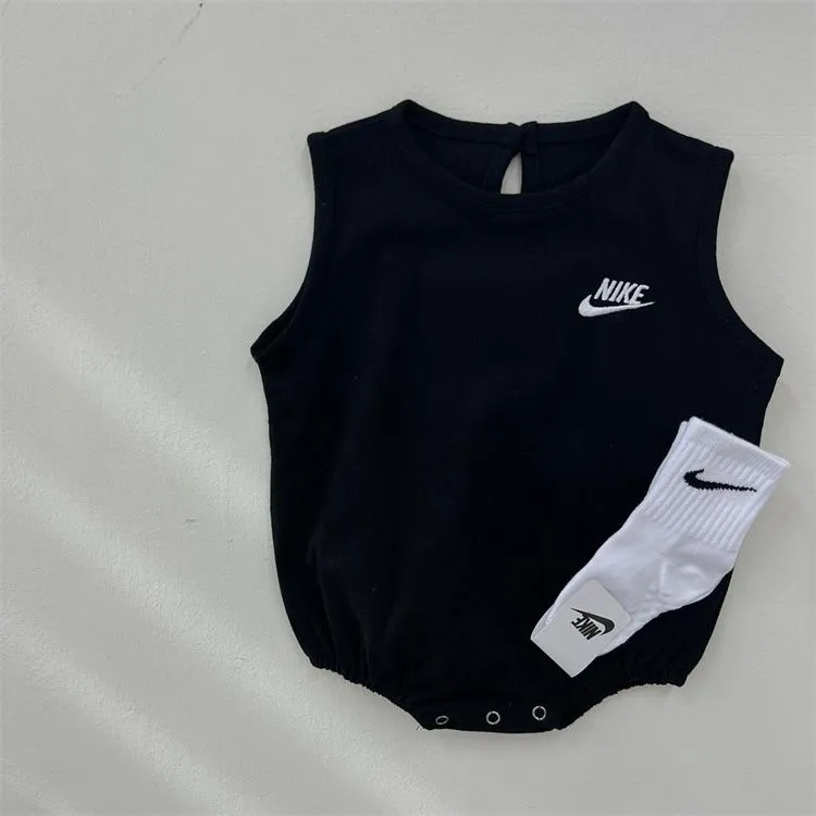 ブラック/ロンパース単品